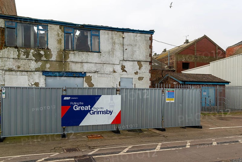 ABP Putting the Great Back into Grimsby redevelopment project, Grimsby docks, north east Lincolnshire, England, UK
