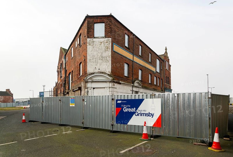 ABP Putting the Great Back into Grimsby redevelopment project, Grimsby docks, north east Lincolnshire, England, UK
