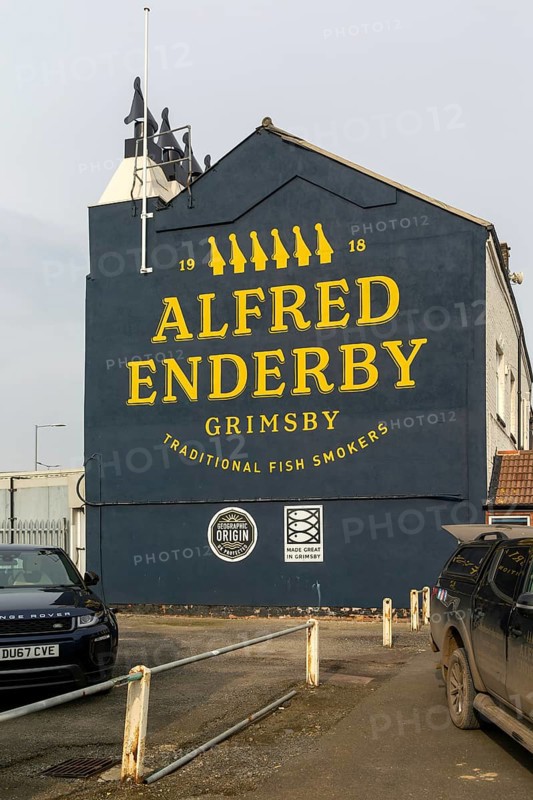 Alfred Enderby traditional fish smokers, Grimsby docks, north east Lincolnshire, England, UK