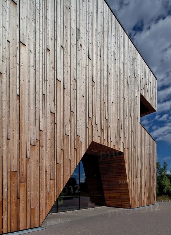 Havelberg HAUS DER FLÜSSE exhibition building for the 2015 Federal Horticultural Show and Natura 2000 information centre v Däschler Architekten 87672 Partial view of head building