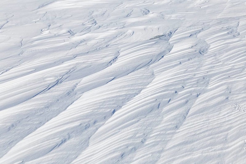 Nature, snow drift pattern on the Saint Lawrence River, Province of Quebec, Canada, North America