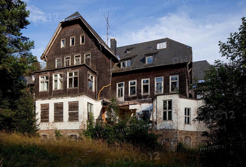 Schierke b Wernigerode HOTEL HEINRICH HEINE formerly FÜRST ZU STOLBERG 71880 Built 1898 Architect Ernst Niewerth last remodelling 1968 out of service since 1996 West wing