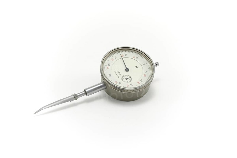 Indicator sentry type, meter, millimeter, round display, old