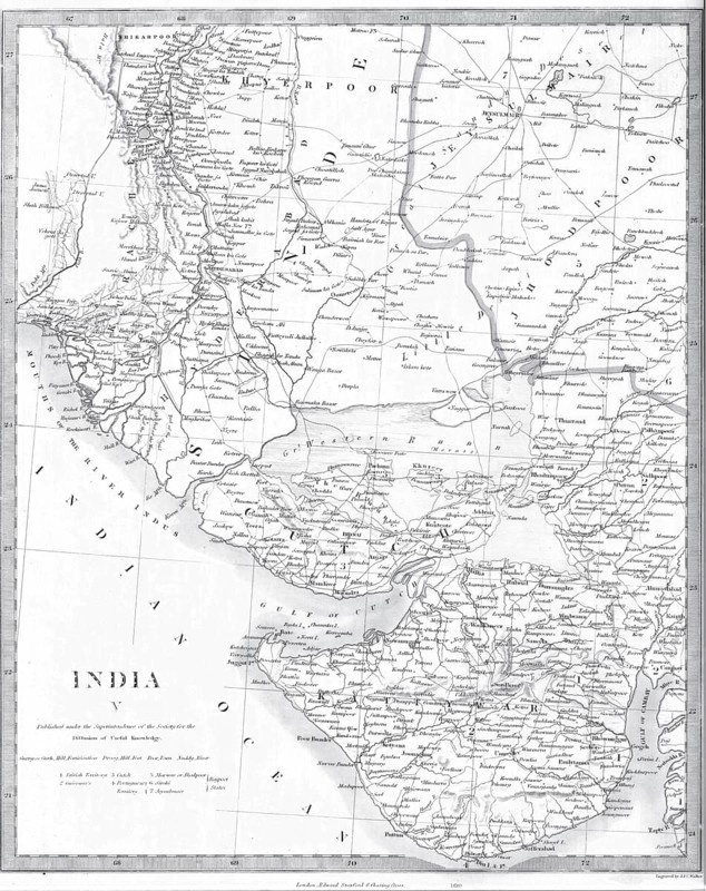 A map of India