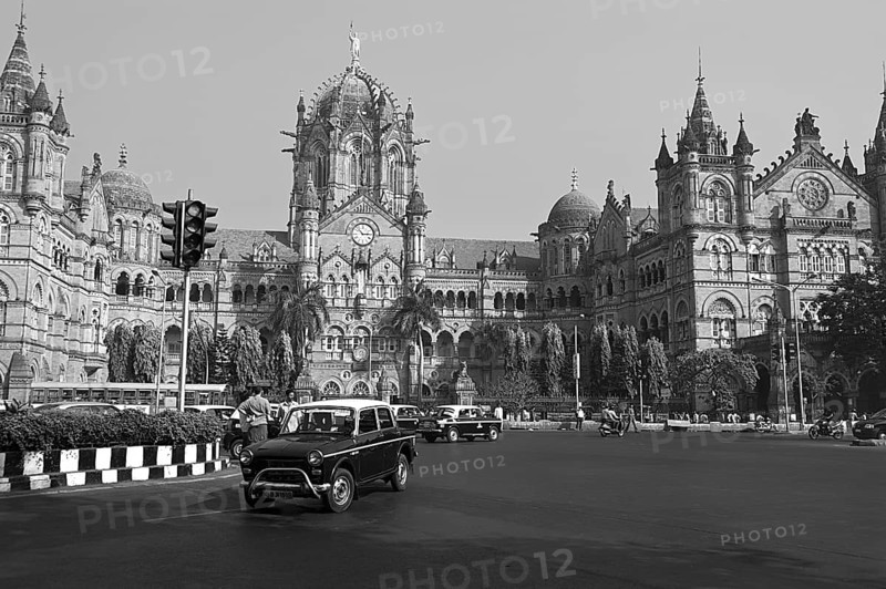 Chhatrapati Shivaji Terminus Railway station Mumbai Maharashtra India Asia Dec 2011