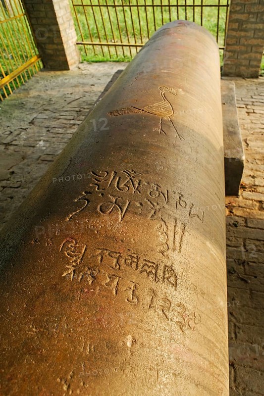Niglihawa site is birthplace of Kanakamuni Buddha, emperor Ashoka visited Ston pillar, UNESCO World Heritage, Lumbini, Nepal, Asia