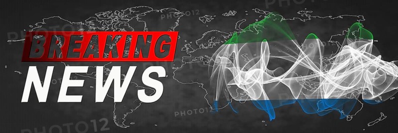 Sierra Leone Breaking News, Smoke Flag Background