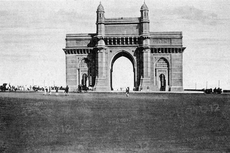 Old vintage photo of Gateway of india mumbai maharashtra India