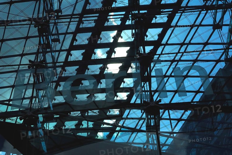 Roof top made of metal and glass, Berlin, Germany, Europe