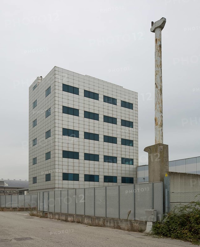 Porto Marghera near Venice, industrial harbour, building of unknown purpose