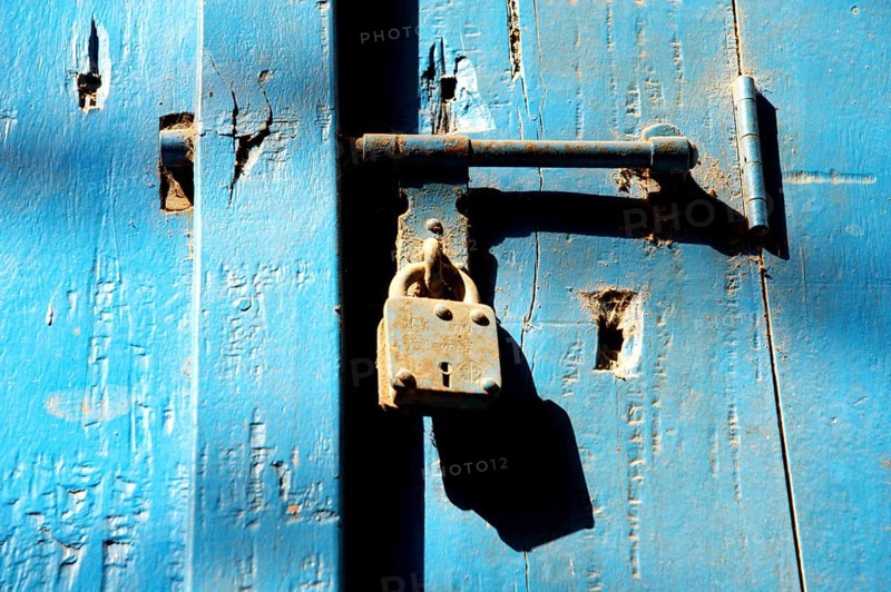 Old Wooden door with Lock