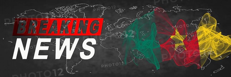Cameroon Breaking News, Smoke Flag Background