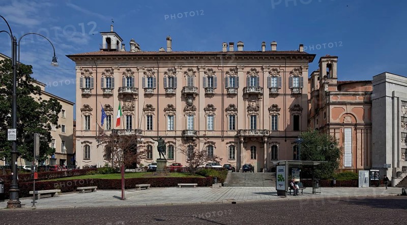 Italy Pavia 89596 Palazzo Mezzabarba today town hall Rococo building 1728-30 by Gianantonio Veneroni