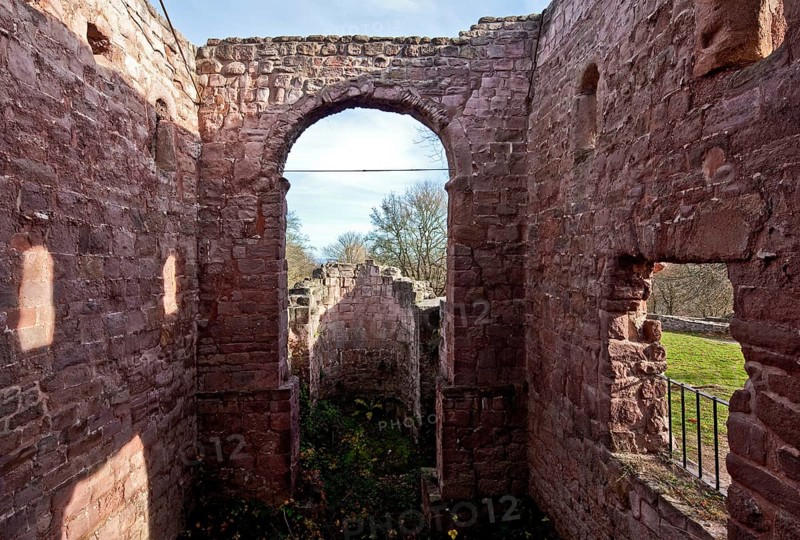 Kyffhäuser Lower Castle 78518 Castle chapel built in the 12th century Interior facing east
