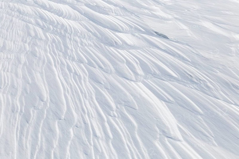 Nature, snow drift pattern on the Saint Lawrence River, Province of Quebec, Canada, North America