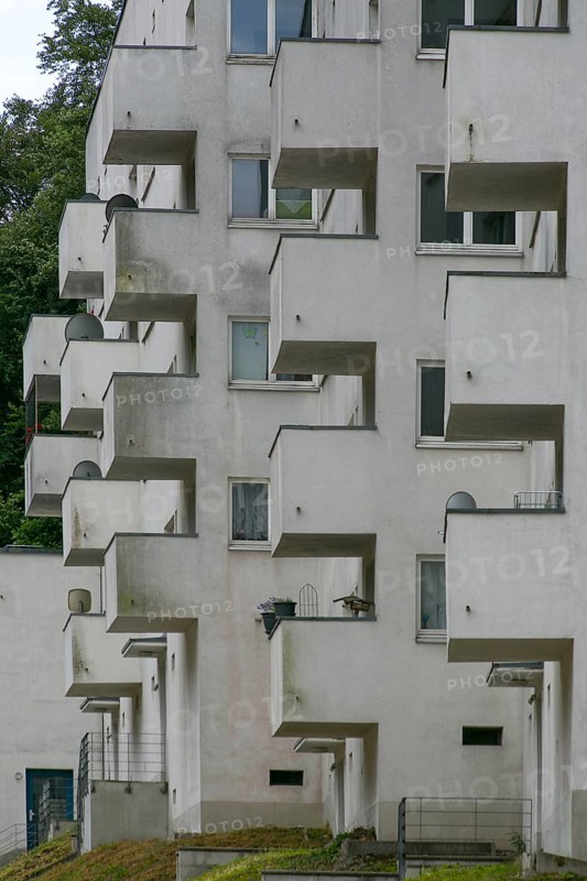Ruhla, Bauhaus residential complex. By Thilo Schoder 1926-28 Partial view