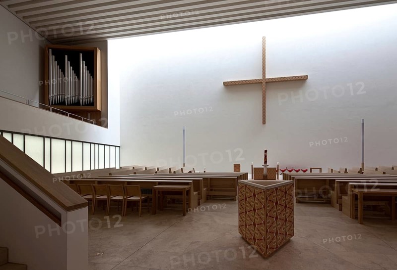 Leipzig Propsteikirche St Trinitatis 79744 built 2013-15 by Schulz & Schulz Architekten Interior facing east