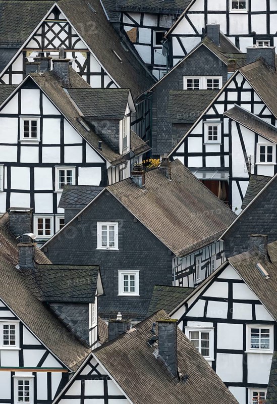 Freudenberg, the old town centre built entirely in half-timbered construction