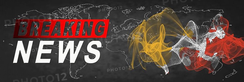 Bhutan Breaking News, Smoke Flag Background