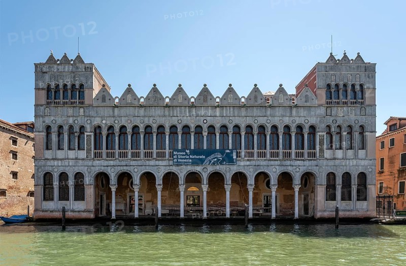 Venice, palaces on the Grand Canal, Fontego dei Turchi (Italian: Fondaco dei Turchi), dating back to around 1225