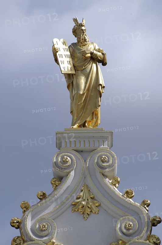 Bruges, Castle Square, Brugse Vrije, Moses statue