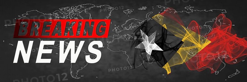 East Timor Breaking News, Smoke Flag Background