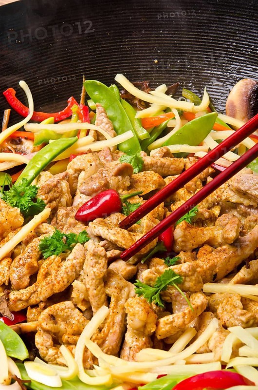 Wok frying pan