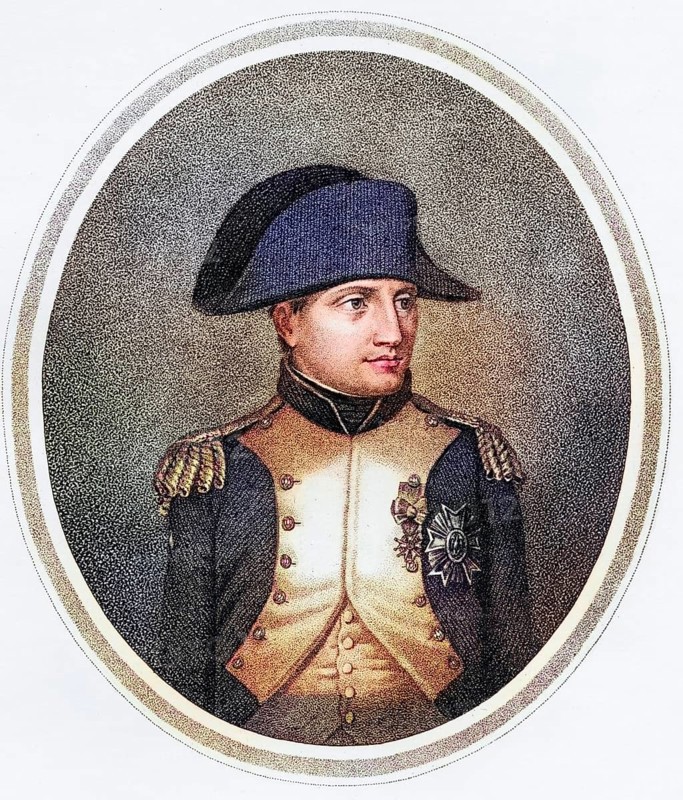 Napoleon I, Emperor of the French. 1769, 1821. photo etching after the painting by Robert le Fevre, Historic, digitally restored reproduction from a 19th century original, Record date not stated