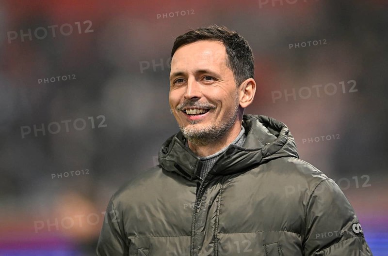 Coach Dino Toppmöller Eintracht Frankfurt SGE, Portrait, smiles, Voith-Arena, Heidenheim, Baden-Württemberg, Germany, Europe