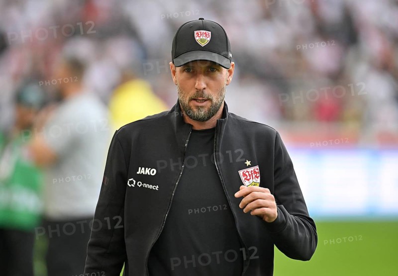 Coach Sebastian Hoeness VfB Stuttgart MHPArena, MHP Arena Stuttgart, Baden-Württemberg, Germany, Europe