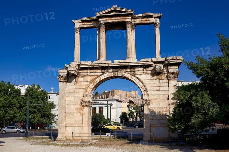 Athens Greece.The Hadrian's Arch
