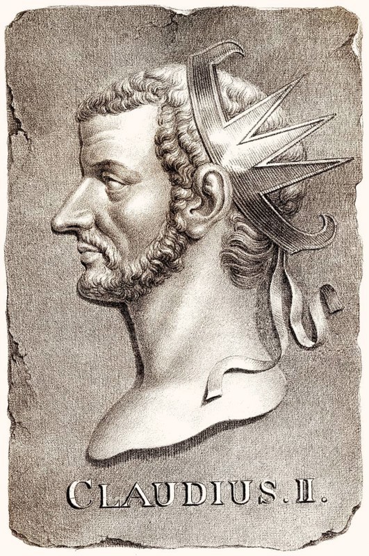 Claudius II oder Claudius Gothicus, römischer Kaiser von 268 bis 270