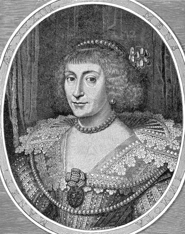 Elizabeth Stuart, the Winter Queen, 1596 - 1662, as the wife of Frederick V, Elector Palatine, Electress Palatine, Queen of Bohemia