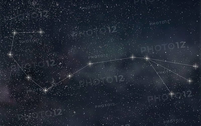 Scorpio Constellation. Zodiac Sign Scorpio constellation lines