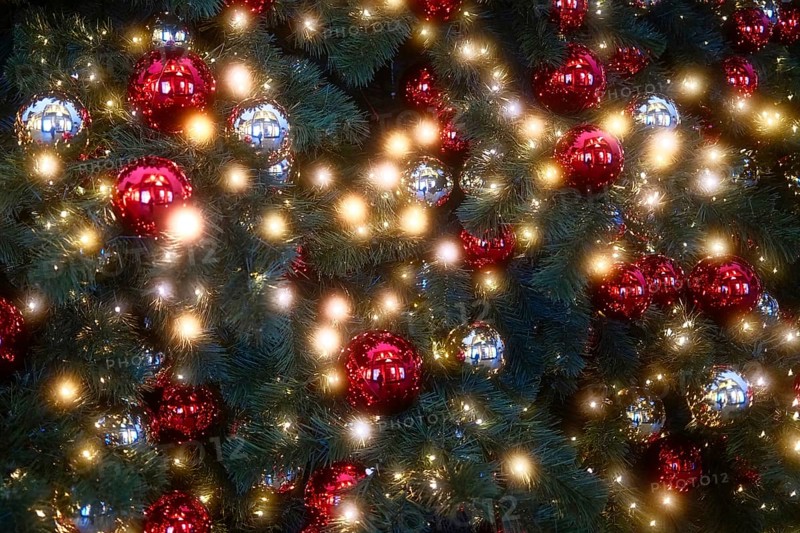 Christmas decoration with lighting, Roermond, Netherlands