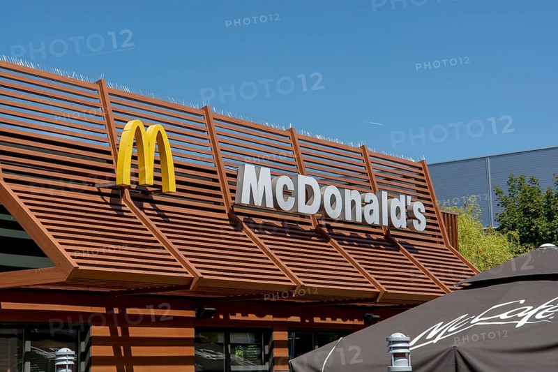 Bratislava, Slovakia, August, 4, 2022 : Exterior of McDonald's Store in Bratislava. Slovakia, Europe