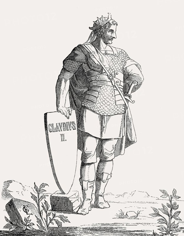 Claudius Gothicus or Claudius II, 210 – 270, Roman emperor