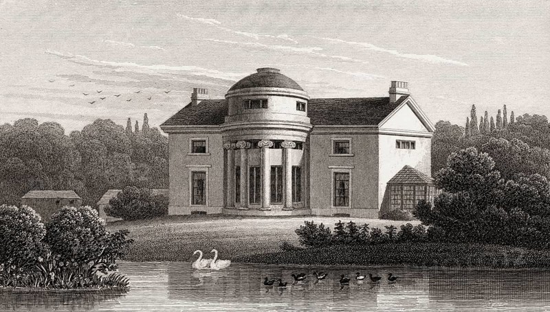 The Holme, Regent's Park, London, UK, illustration by Th. H. Shepherd, 1826
