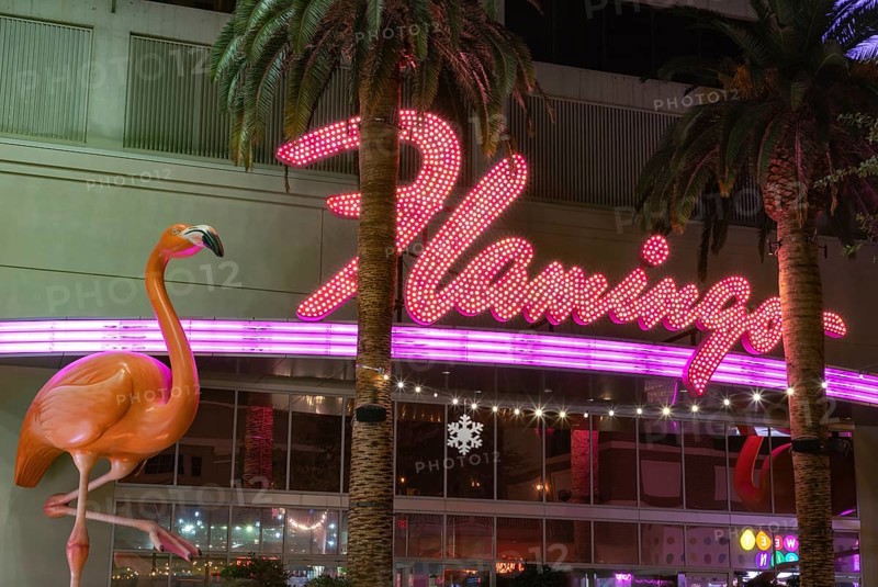 A picture of the Flamingo Las Vegas Hotel and Casino sign