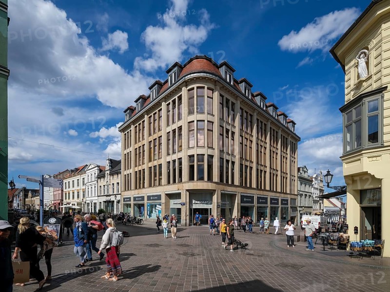 Wismar, Mecklenburg-Western Pomerania, Germany, Karstadt department stores', In 1881 Rudolph Karstadt opened his first shop in Wismar under the name Tuch-, Manufactur- und Confectionsgeschäft Karstadt, which thus became the parent store of the later group. In 1948, the Karstadt branches were expropriated and the flagship store became part of the GDR state trading organisation as Mecklenburgisches Kaufhaus VEB. In 1991, Karstadt AG took over the Wismar flagship store and renovated the building, Europe