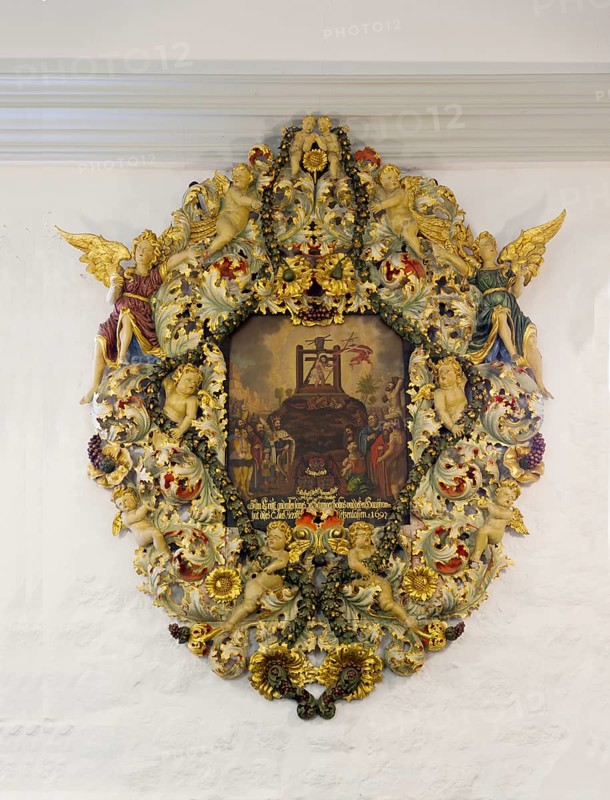 Biblical church illustration, St. Nikolai in Altenbruch, Cuxhaven