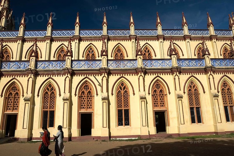 Saint Mary cathedral constructed in 1916, Madurai, Tamil Nadu, India, Asia