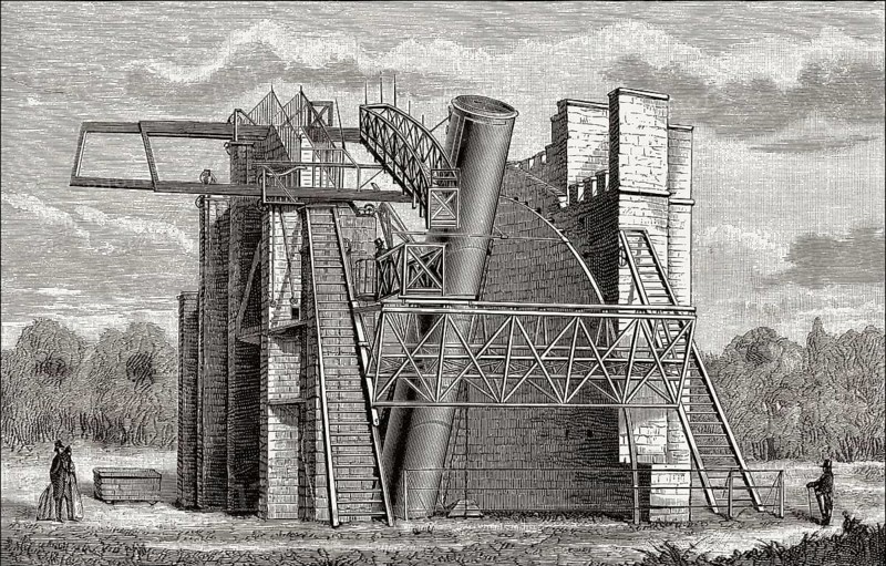 Leviathan of Parsonstown, built by William Parsons, 3rd Earl of Rosse at Birr Castle, Parsonstown, Ireland, Europe