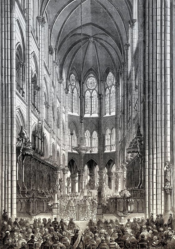 Christmas Eve liturgy at Notre-Dame de Paris, after the restoration in 19th century