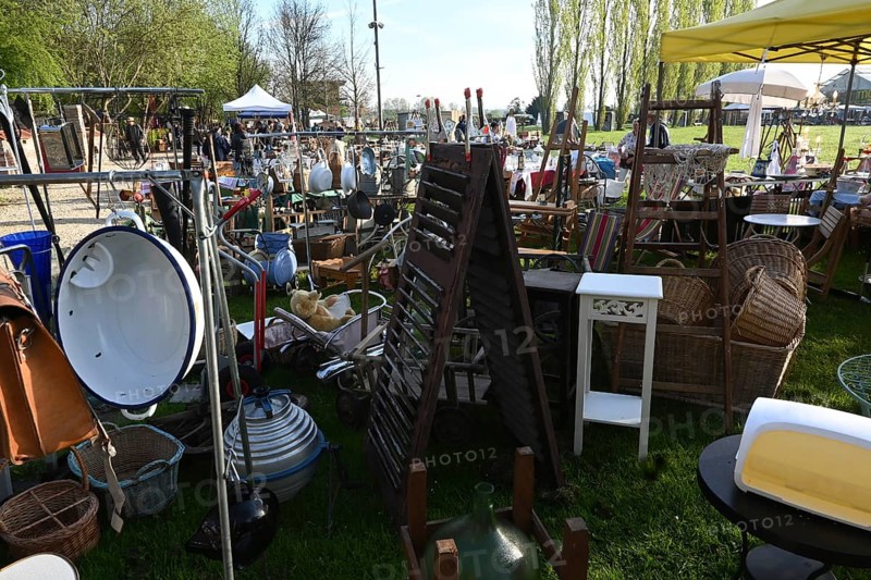 Garden flea market, Germany, Bavaria, Europe