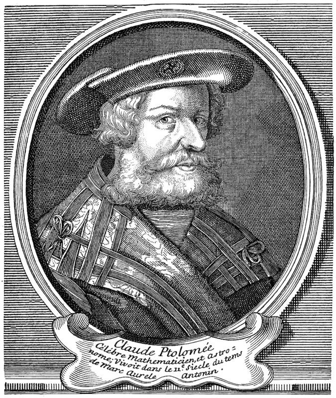 Claudius Ptolemy, c. AD 90–c. AD 168, Greek mathematician, astronomer, geographer and astrologer