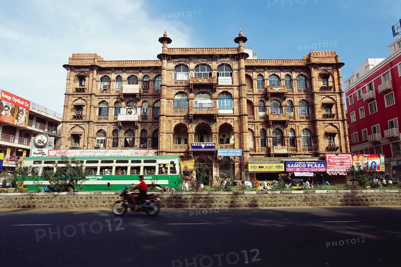 Ymca built in 1900, Jaina Jaipuri style, Heritage building, Chennai, Tamil Nadu, India, Asia