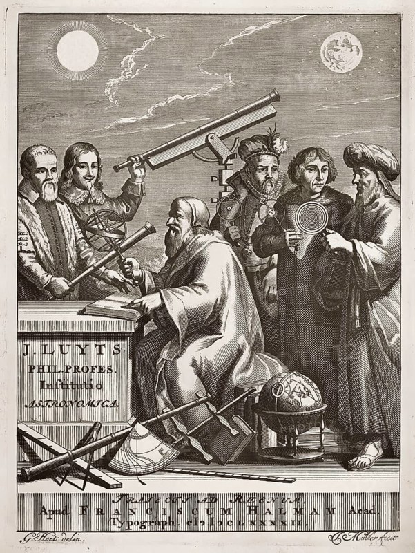 Titel page of J. Luyts, Astronomica institutio, 1692