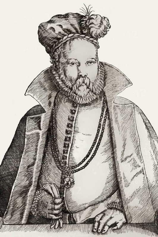 Tycho Brahe, 1546 – 1601, Danish astronomer and writer