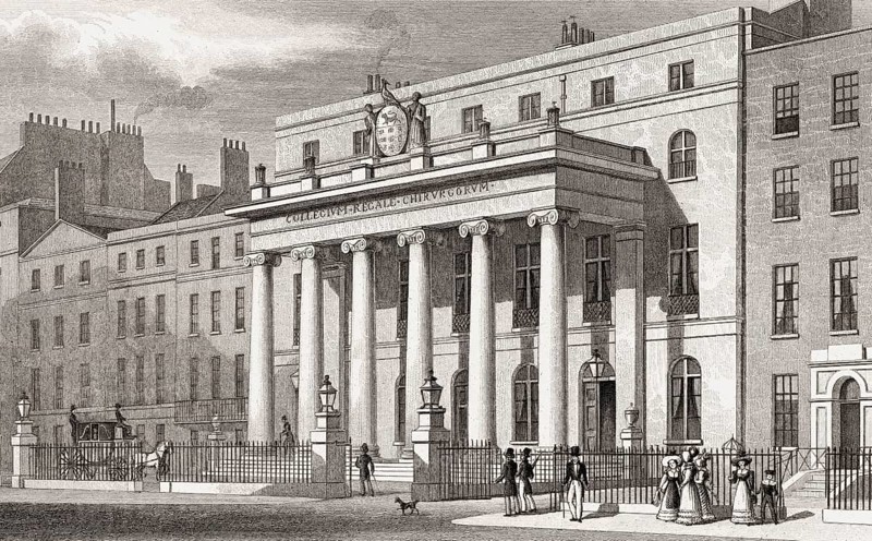 The Royal College of Surgeons of England, London, illustration by Th. H. Shepherd, 1826